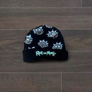 Embroidered Rick and Morty Black Beanie